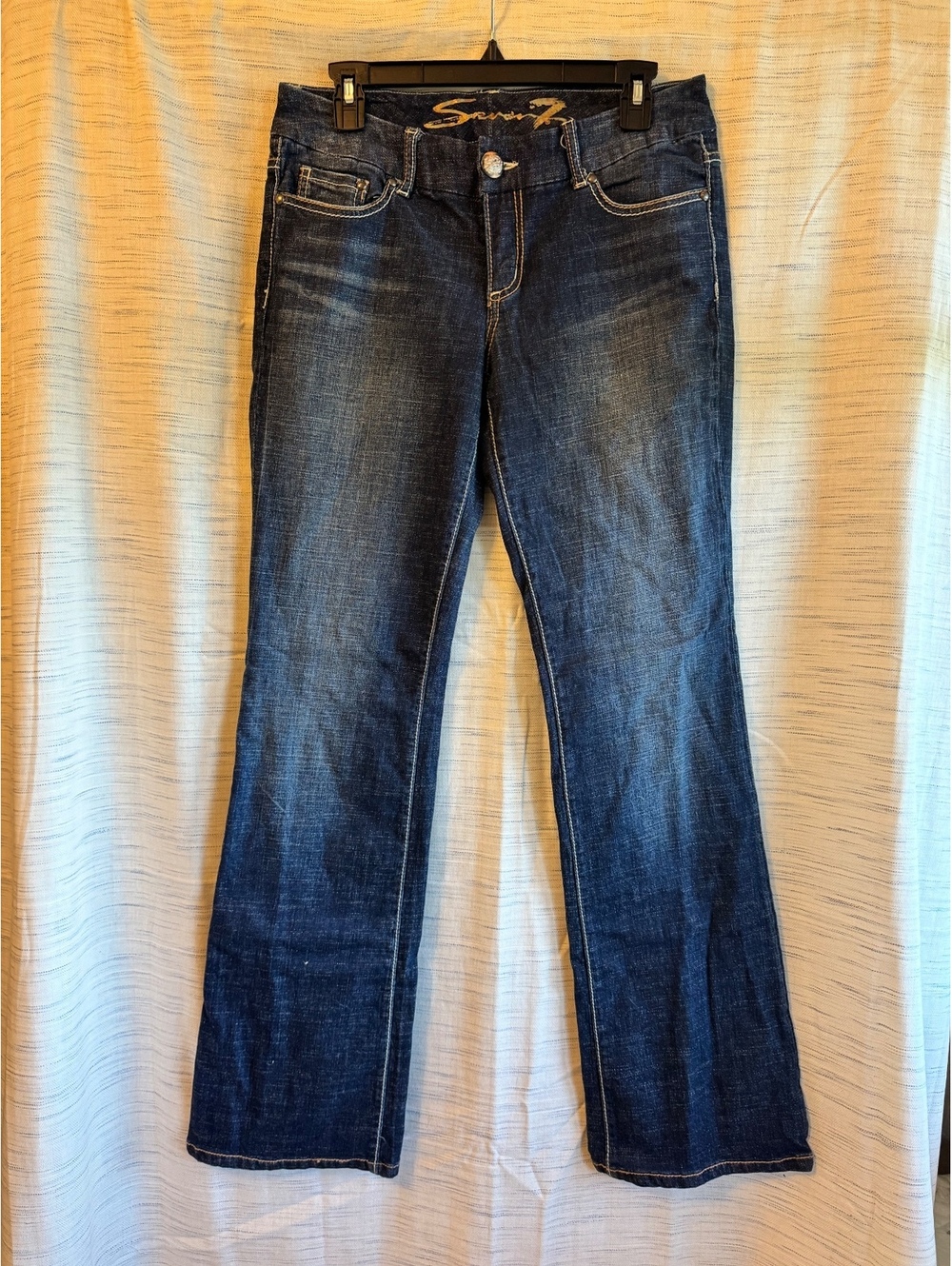 Seven7 Women's Bootcut Jeans Size 29 Dark Blue Denim